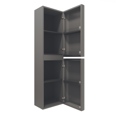 Шкаф Каприз (Caprise) VSC-4CA150MG-R подвесной, правый, 1500*404*350, серый матовый