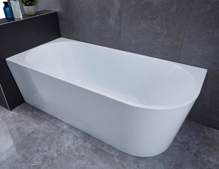 Ванна акриловая Vincea VBT-402-1700L, 1700*800*580, цвет белый, левая, щелевой перелив