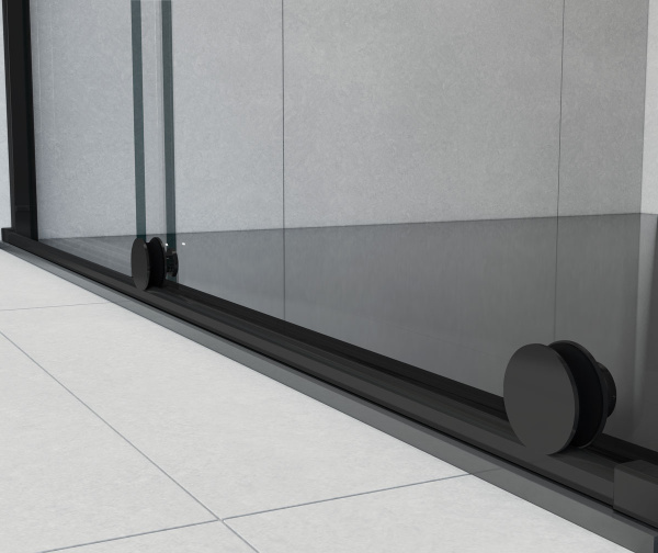 Душевая дверь Arno VPS-1A120CLB, 1200, черный, стекло прозрачное Душевая дверь Arno VPS-1A120CLB, 1200, черный, стекло прозрачное