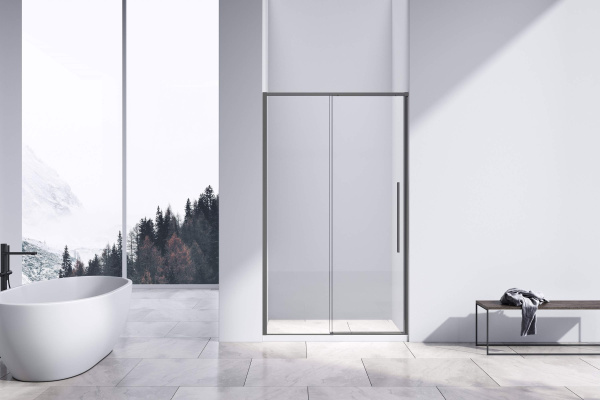 Душевая дверь Slim-N VDS-4SN140CLGM, 1400, вороненая сталь, стекло прозрачное Душевая дверь Slim-N VDS-4SN140CLGM, 1400, вороненая сталь, стекло прозрачное