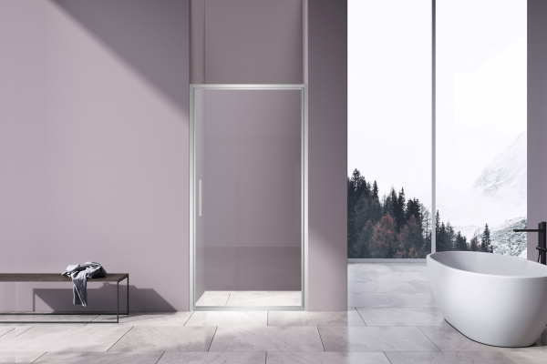 Душевая дверь Slim 8mm VDP-4SL900CL, хром, стекло прозрачное Душевая дверь Slim 8mm VDP-4SL900CL, хром, стекло прозрачное