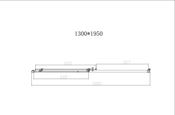 Душевая дверь Slim-N VDS-4SN130CGB, 1300, черный, стекло тонированное Душевая дверь Slim-N VDS-4SN130CGB, 1300, черный, стекло тонированное