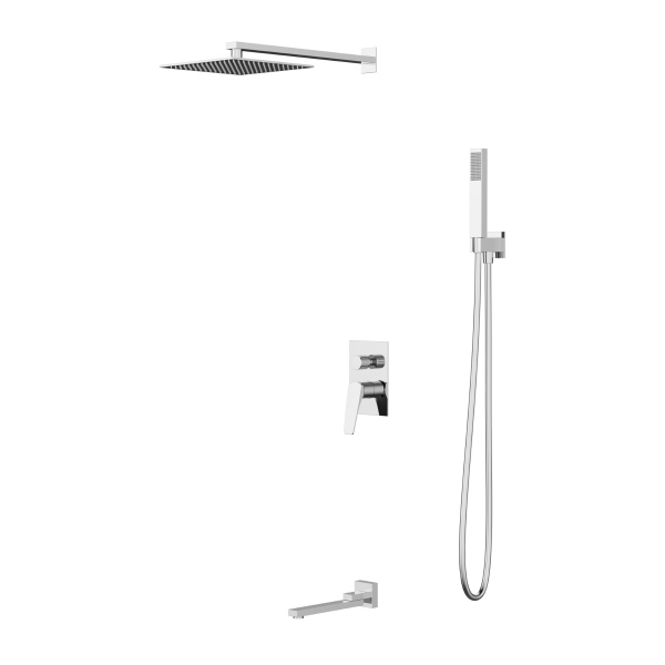 Душевой комплект Puro VSFW-5P1CH встраиваемый, 3 режима, хром