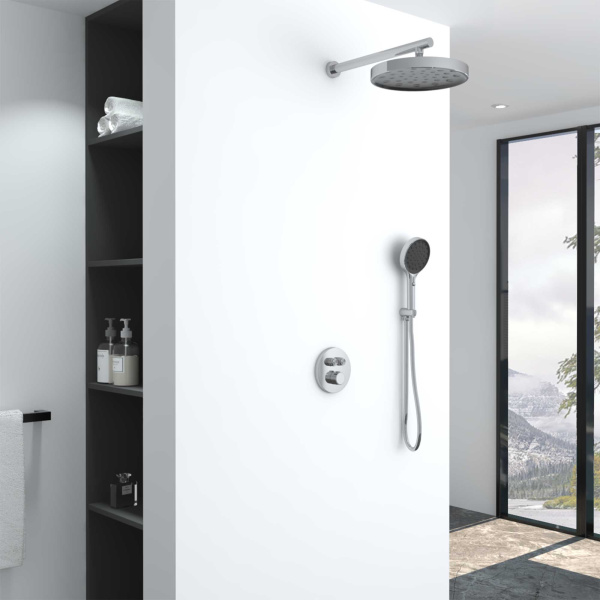 Душевой комплект Inspire VSFW-3I22MT2CH встраиваемый, термостатический, двухрежимный, хром