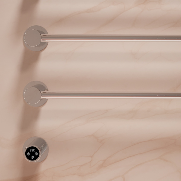 Полотенцесушитель электрический Vincea VTD-2H1CH, хром, таймер