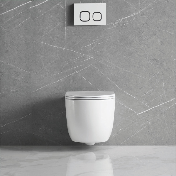 Унитаз подвесной Globo VT1-52T Tornado, цвет белый, ультратонкое soft-close сиденье