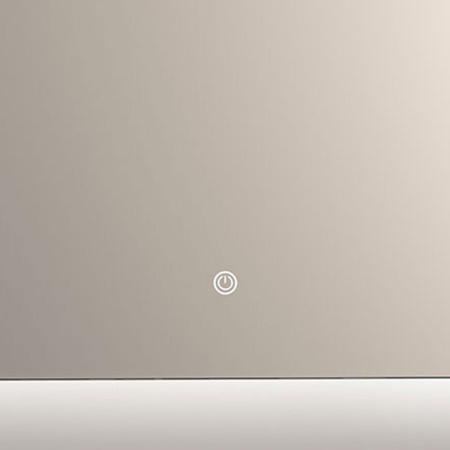 Зеркало LED VLM-3BE600 600х800 c сенсорным выключателем и диммером