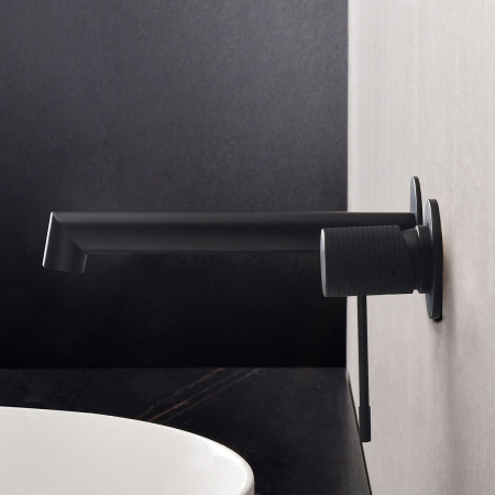 Смеситель для раковины Desire VBFW-1D1MB встраиваемый однорычажный, черный 