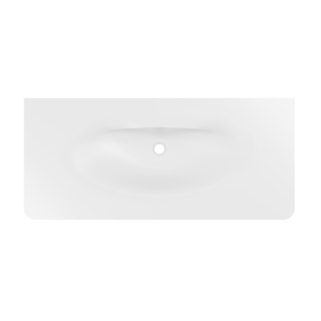 Раковина Каприз (Caprise) VCB-4CA120MWG, Corian, цвет белый матовый + серый матовый