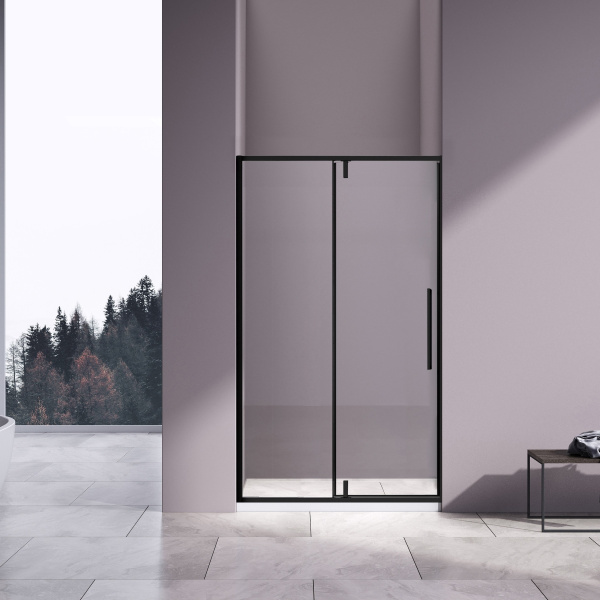 Душевая дверь Slim-N VDP-4SN100CLB, черный матовый, стекло прозрачное Душевая дверь Slim-N VDP-4SN100CLB, черный матовый, стекло прозрачное