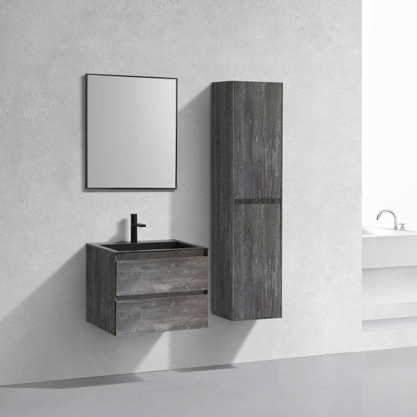 База под раковину Luka 600 подвесная, 2 выкатных ящика soft-close, G.Stone