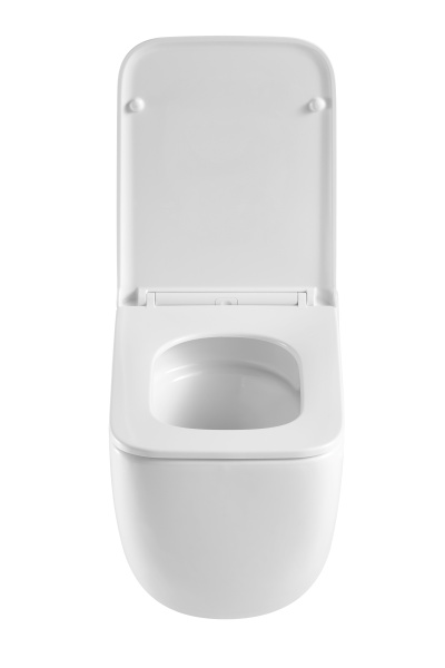 Унитаз подвесной Lina VT1-53T Tornado, цвет белый, ультратонкое soft-close сиденье