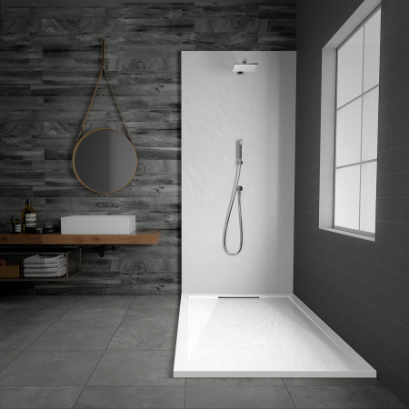Поддон для душа из искусственного камня VST-4SRL9012W, 900*1200*25, белый матовый