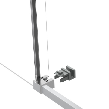 Душевой уголок Слим Софт (Slim Soft) VSR-1SS9012CLBN, 1200*900, брашированный никель, стекло прозрачное