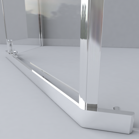 Душевой уголок Stresa VSP-1S100CL, 1000*1000, хром, стекло прозрачное 