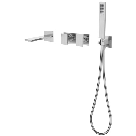 Смеситель для ванны Дайс (Dice) VBTW-6D1BN, встраиваемый, брашированный никель