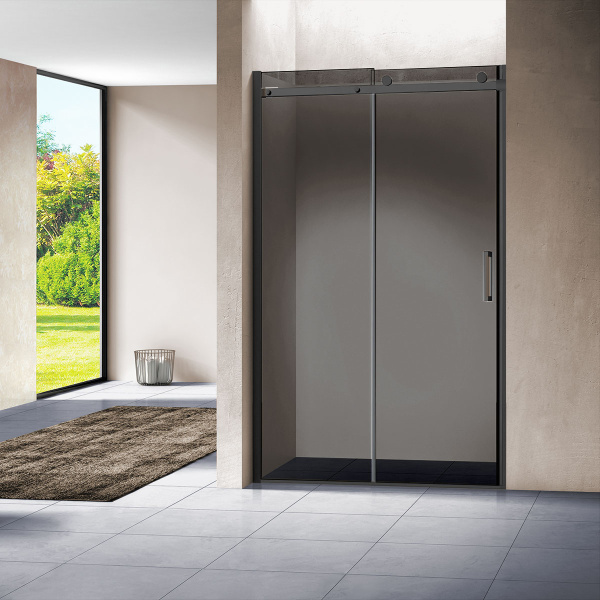 Душевая дверь Como VPS-1C120CGB, 1200, черный матовый, стекло тонированное Душевая дверь Como VPS-1C120CGB, 1200, черный матовый, стекло тонированное