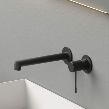 Смеситель для раковины Desire VBFW-1D1MB встраиваемый однорычажный, черный 