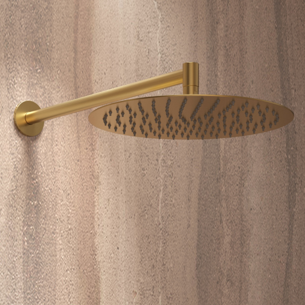 Душевой комплект Aura VSFW-6AU1BG встраиваемый, 2 режима, 30см S304 верх душ, браш.золото