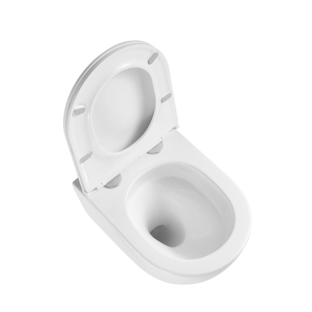 Унитаз подвесной Bien VT1-51T Tornado, цвет белый, ультратонкое soft-close сиденье