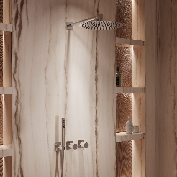 Душевой комплект Alto VSFW-6AL1CH встраиваемый, 2 режима, 30см S304 верх душ, хром