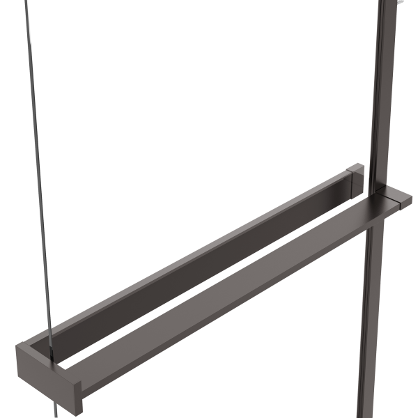 Душевая перегородка Walk-In VSW-1HR100MRGM, 1000*2000, вороненая сталь, стекло зеркальное Душевая перегородка Walk-In VSW-1HR100MRGM, 1000*2000, вороненая сталь, стекло зеркальное