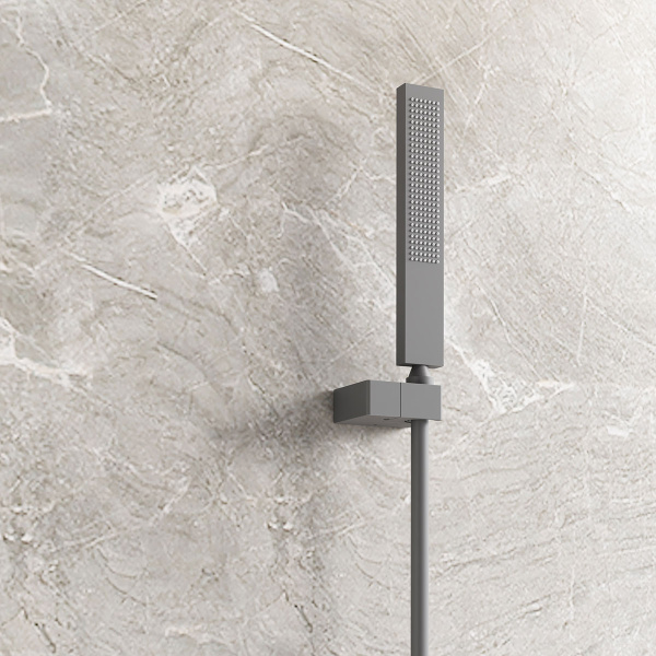 Душевой комплект Futura VSFW-2F11TGM термостатический встраиваемый, 3 режима, вороненая сталь