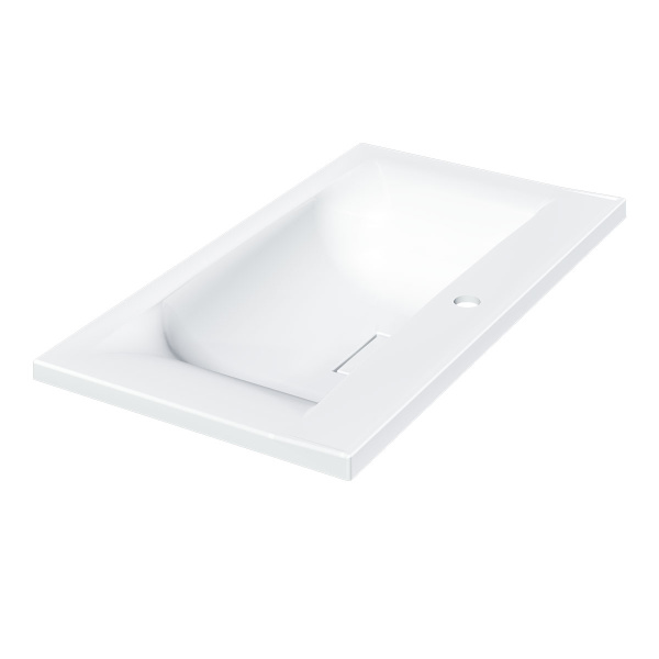 Раковина VCB-3M800W из искусственного камня, цвет белый