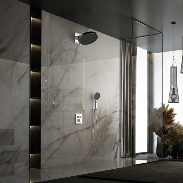 Душевой комплект Inspire VSFW-3I21MT3CH встраиваемый, термостатический, двухрежимный, хром