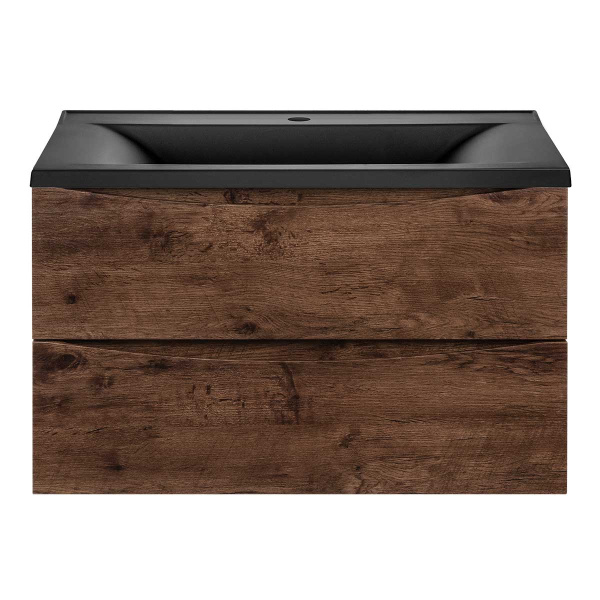 База под раковину Mia 750 подвесная, 2 выкатных ящика soft close, R.Wood