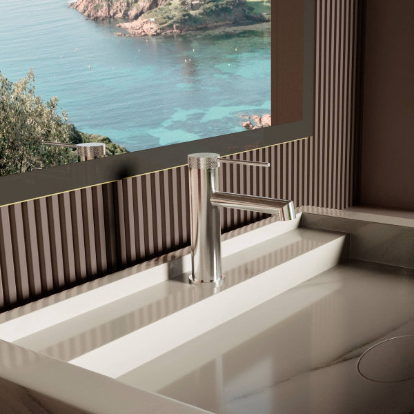 Смеситель для раковины Rim VBF-2RM1CH однорычажный, хром